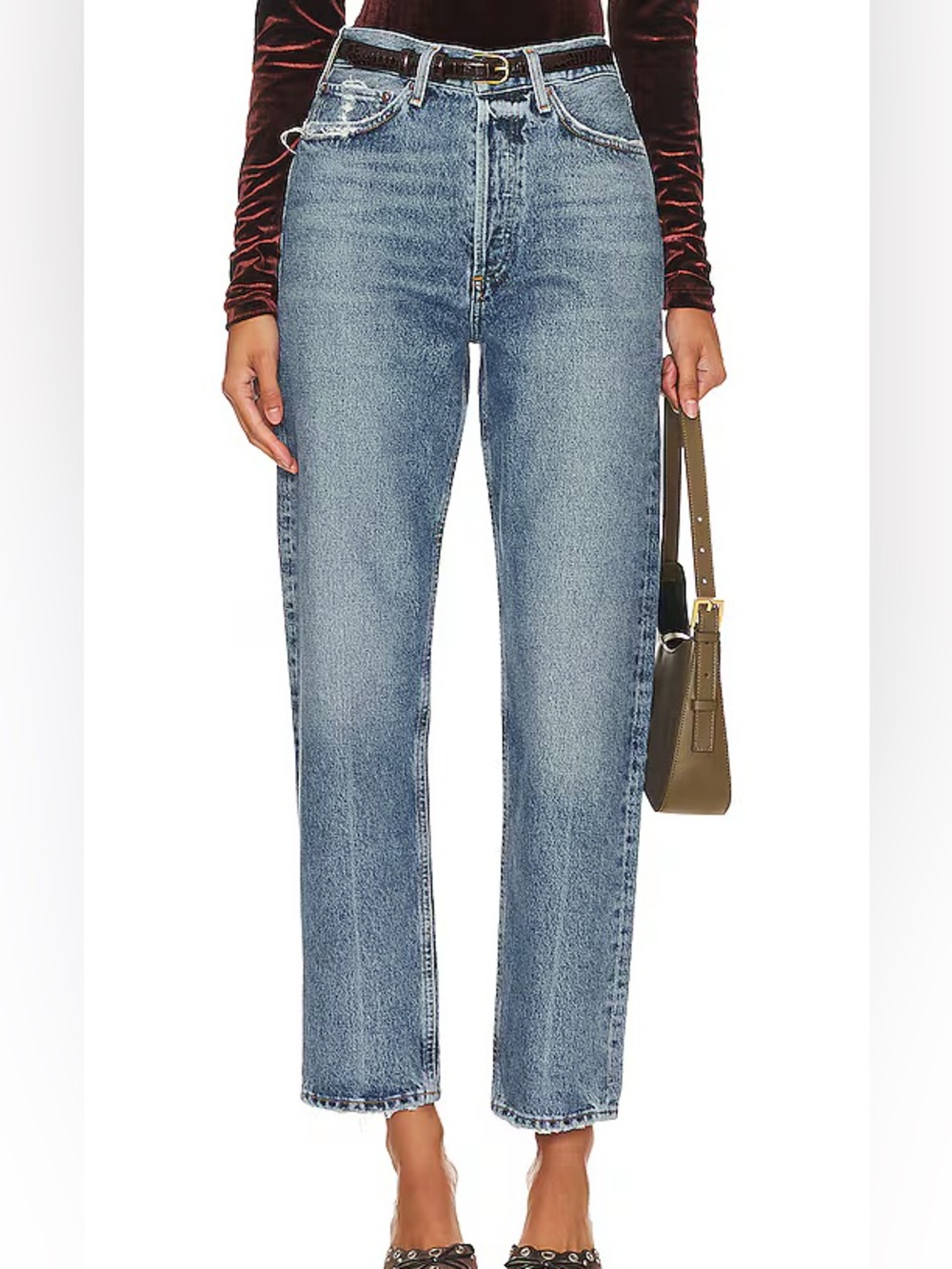 Agolde MidRise 90s Jean in Hooked - Picture 1 of 5